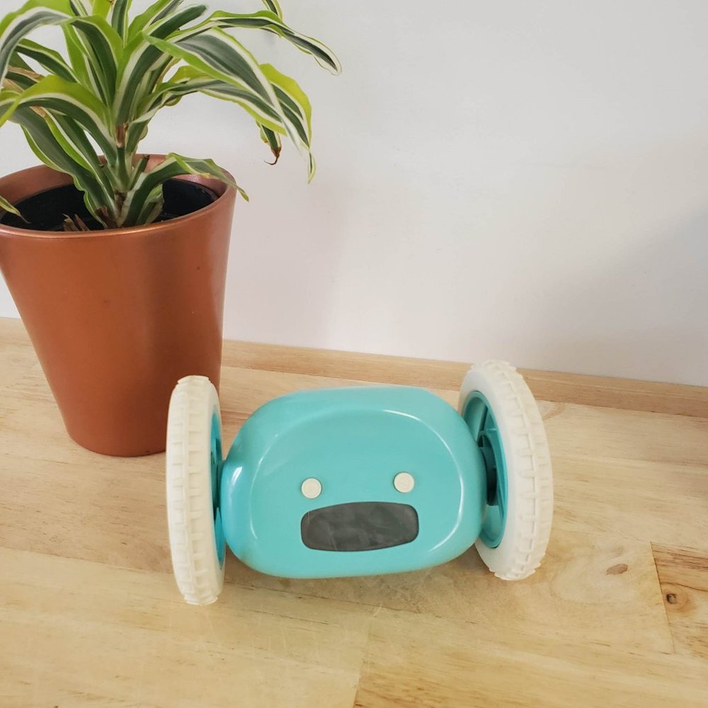 Clocky Alarm Clock on wheels
